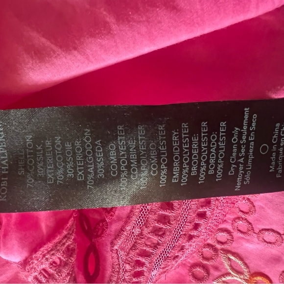 KOBI HALPERIN Blythe Embroidered Peasant Blouse - French Pink - Picture 10 of 10